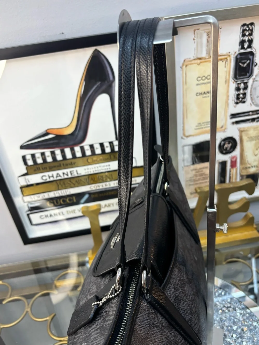 Coach 2014 Ward Signature Tote Bag EUC